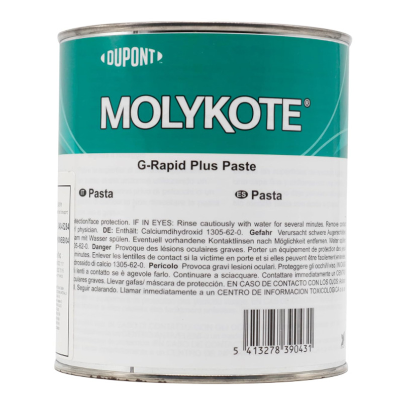 Molykote® G-Rapid Plus – Moly-Based Assembly Grease for Industrial Machinery And Metalworking