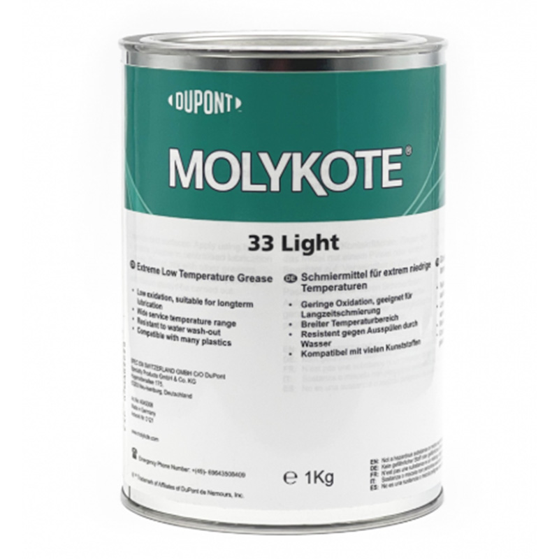 Molykote® 33L – Silicone Lubricant for Light-Load Bearings and Seals in Electronics and Office Equipment