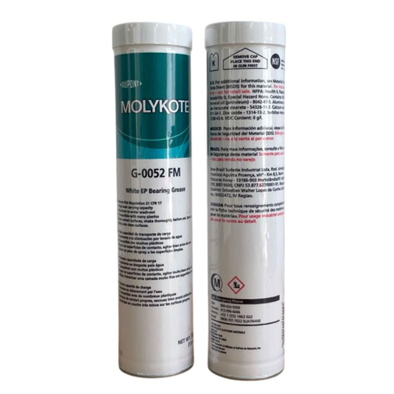 Molykote® G-0052 FM – Food-Grade Silicone Lubricant for Rubber Seals and Plastic Gears in Packaging and Processing Machinery