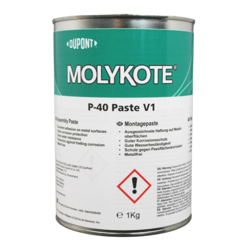 Molykote® P-40 – Metal-Free, High-Adhesion Lubricant Is Used for Assembly And Continuous Lubrication.
