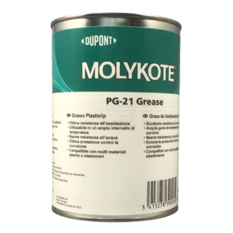 Molykote® PG-21 –  High Performance Grease, Low Load Capacity, Wide Temperature Range, Silicone Grease, Plastic Lubricant