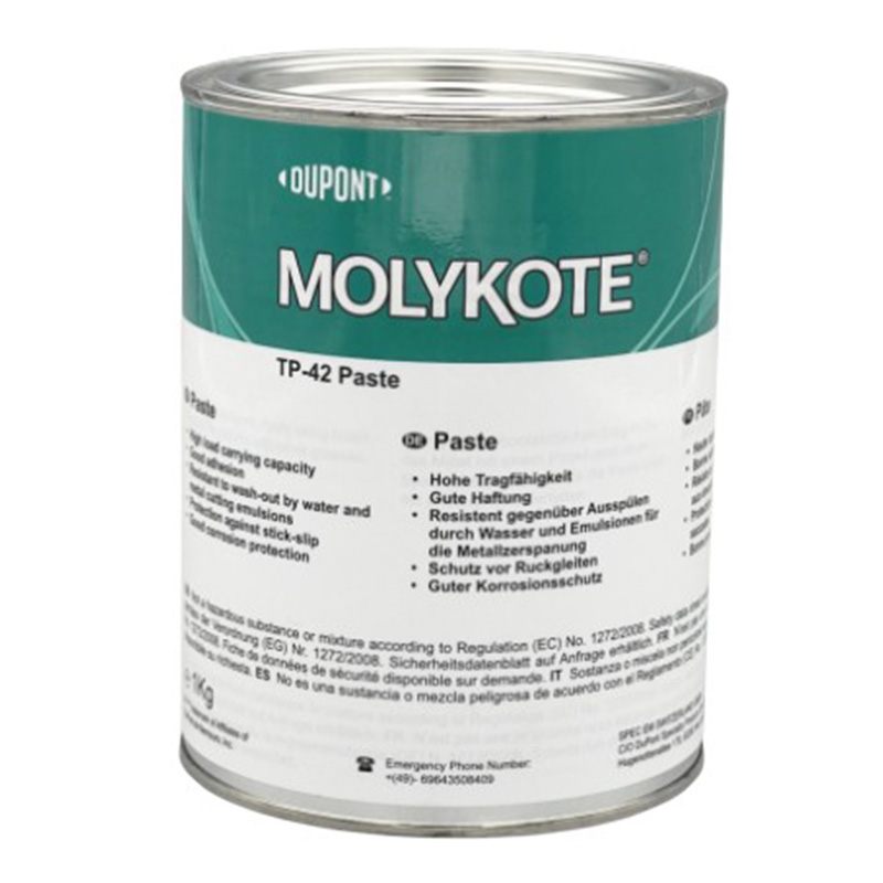 Molykote® TP-42 – Light-Colored Paste Adhesive Grease Solid Lubricants Metallic Friction Combinations Lubricant Product