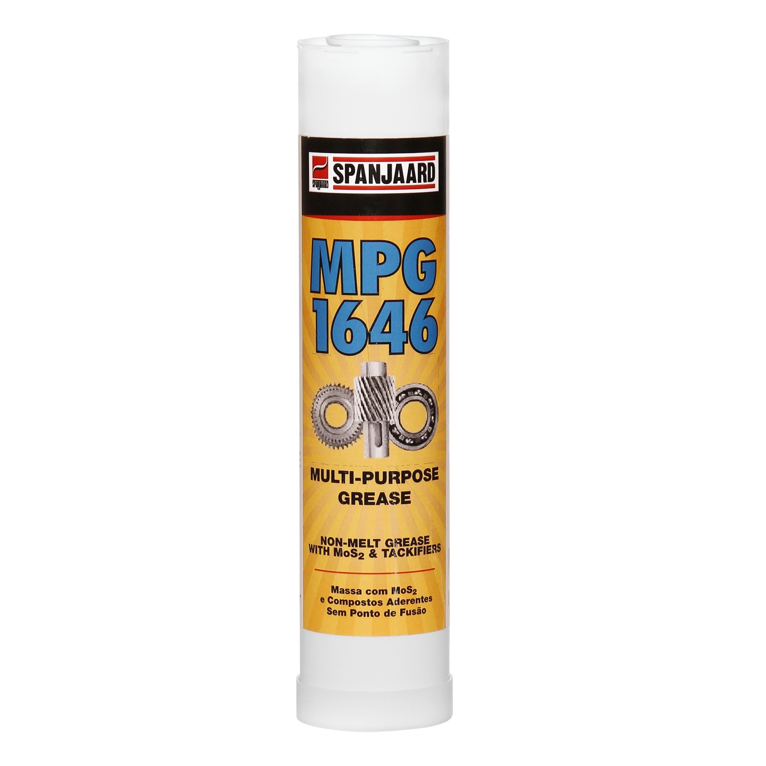 Spanjaard MPG 1646 – Multi-Purpose Non-Melt Grease with MoS₂ & Tackifiers
