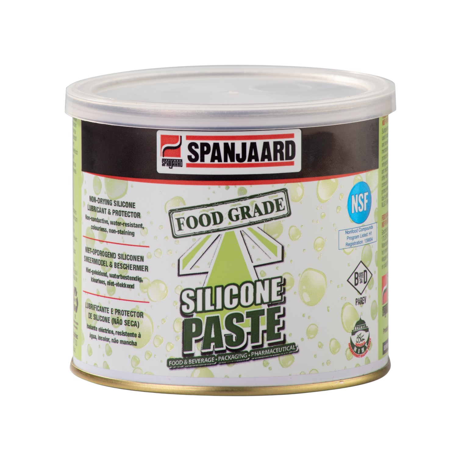 Spanjaard Silicone Paste – Food Grade Non-Drying Silicone Lubricant & Protector