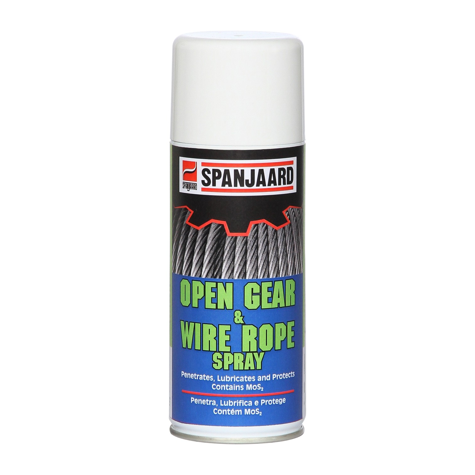 Spanjaard Open Gear & Wire Rope Spray – Heavy-Duty EP Lubricant for Industrial & Marine Applications