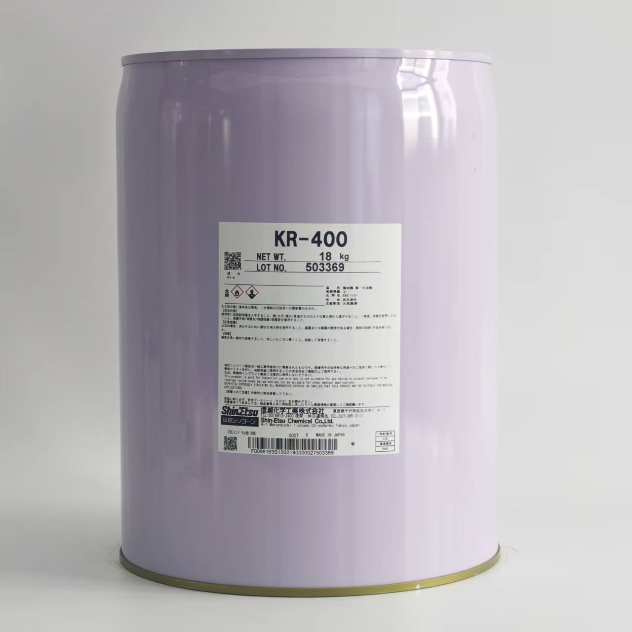 ShinEtsu KR-400 - Silicone Resin Coating for Automotive And Industrial Surfaces