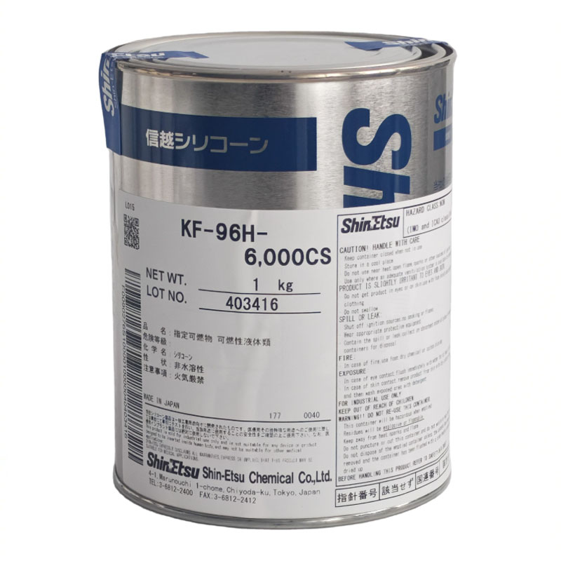 ShinEtsu KF-96-6000CS - silicone oil extremely high quality for electronical & industrial metal & plastic lubrication