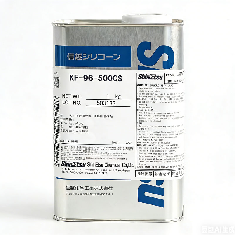 ShinEtsu KF-96-500cs - extremely high quality silicone oil for car polishing, electronic, industrial bath oil & cosmetic paint