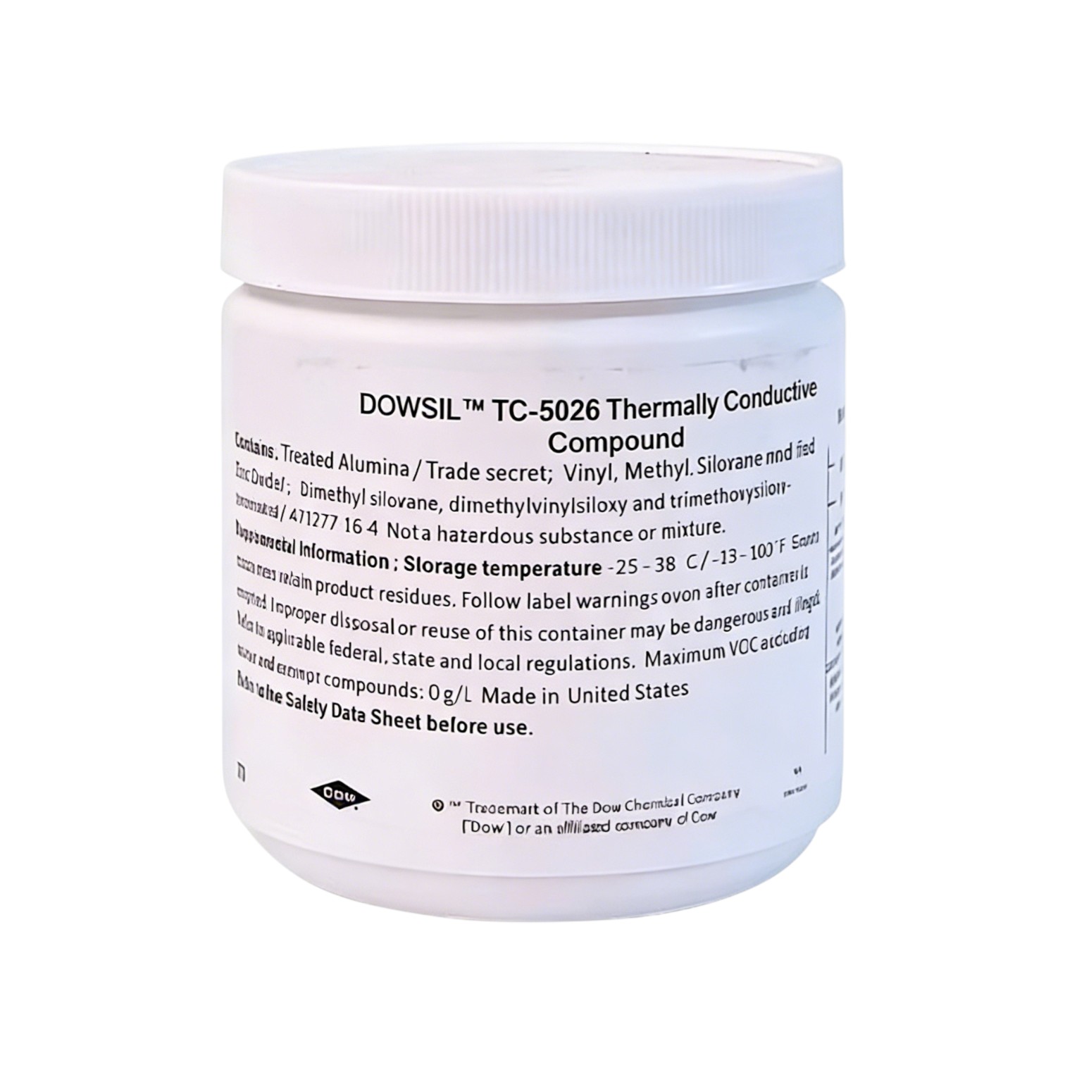 Dowsil TC-5026 - Thermal Grease for Server, Desktop, Notebook & Game Console MPU Cooling