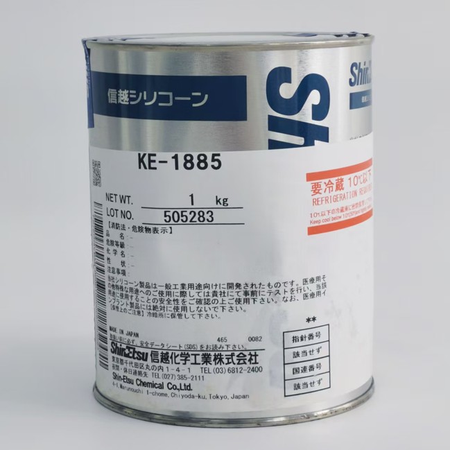ShinEtsu KE-1885 - Single-Component Heat-Cure Silicone Adhesive for Electronic Sealing & Bonding